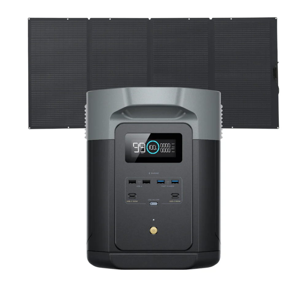 DELTA 2 Max 127V + 2x Painéis Solares 160W