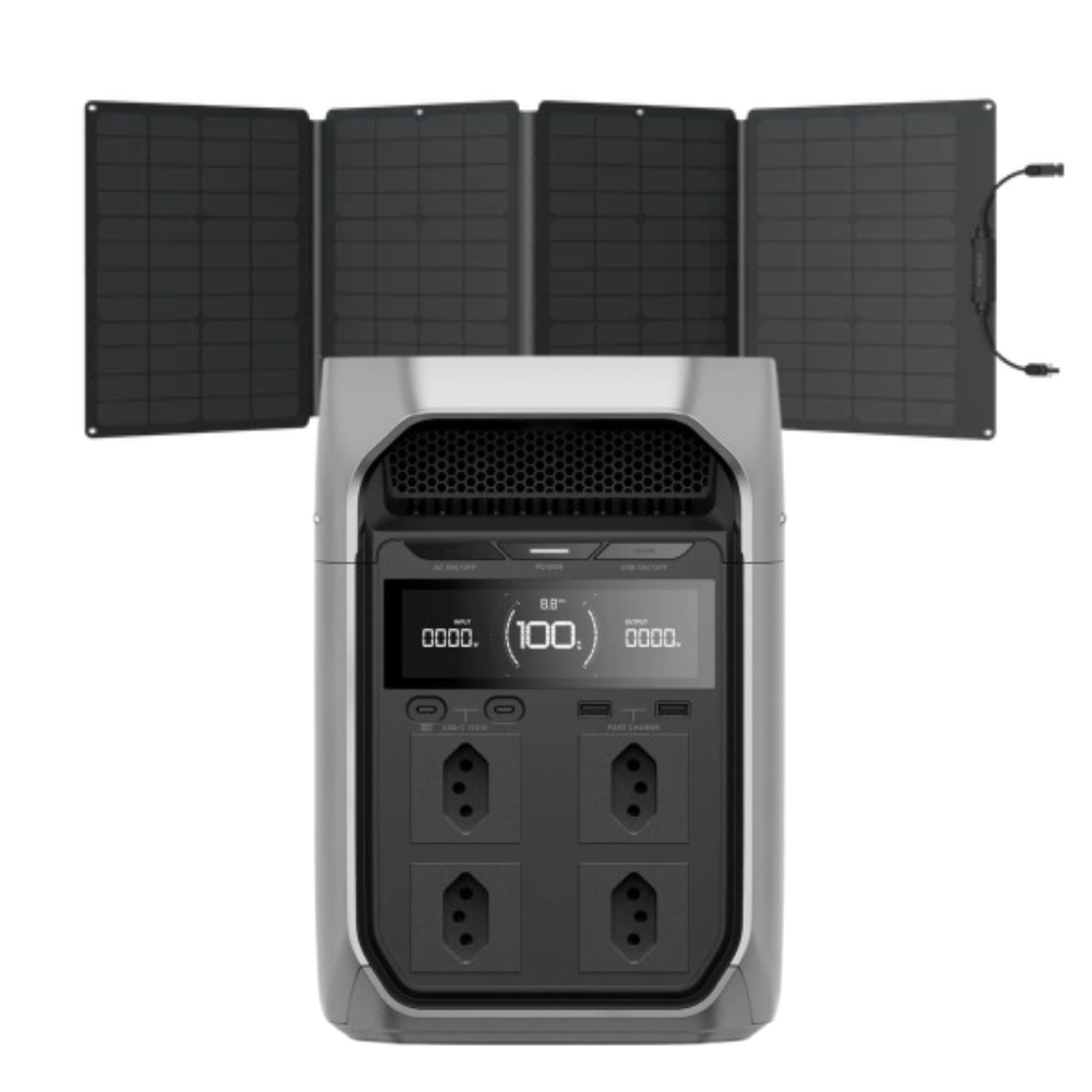 Delta 3 Max Plus + Painel 220W Ecolfow