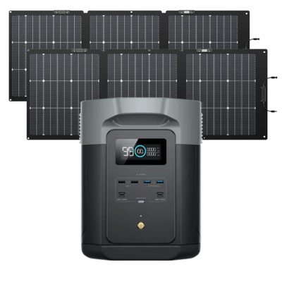 DELTA 2 Max 127V + 2x Painéis Solares 160W