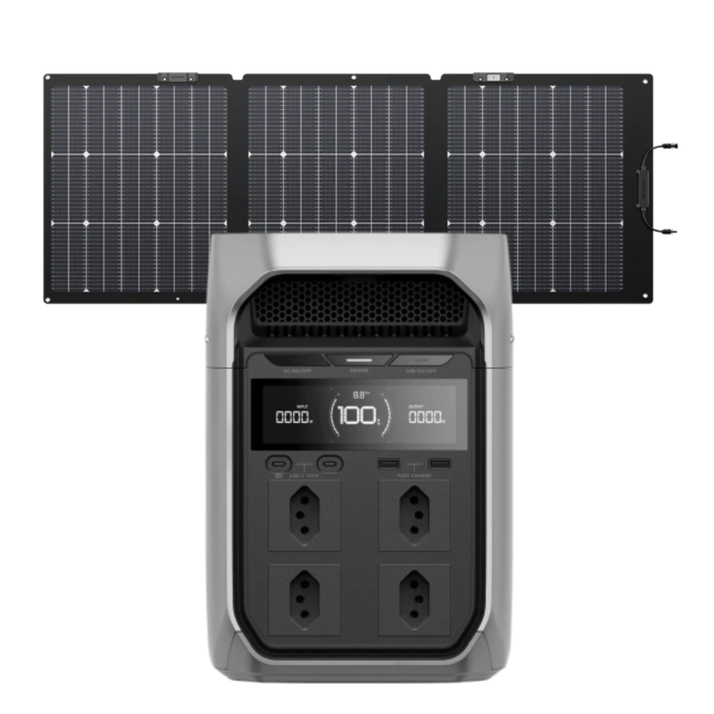 Delta 3 Max Plus + Painel 220W Ecolfow