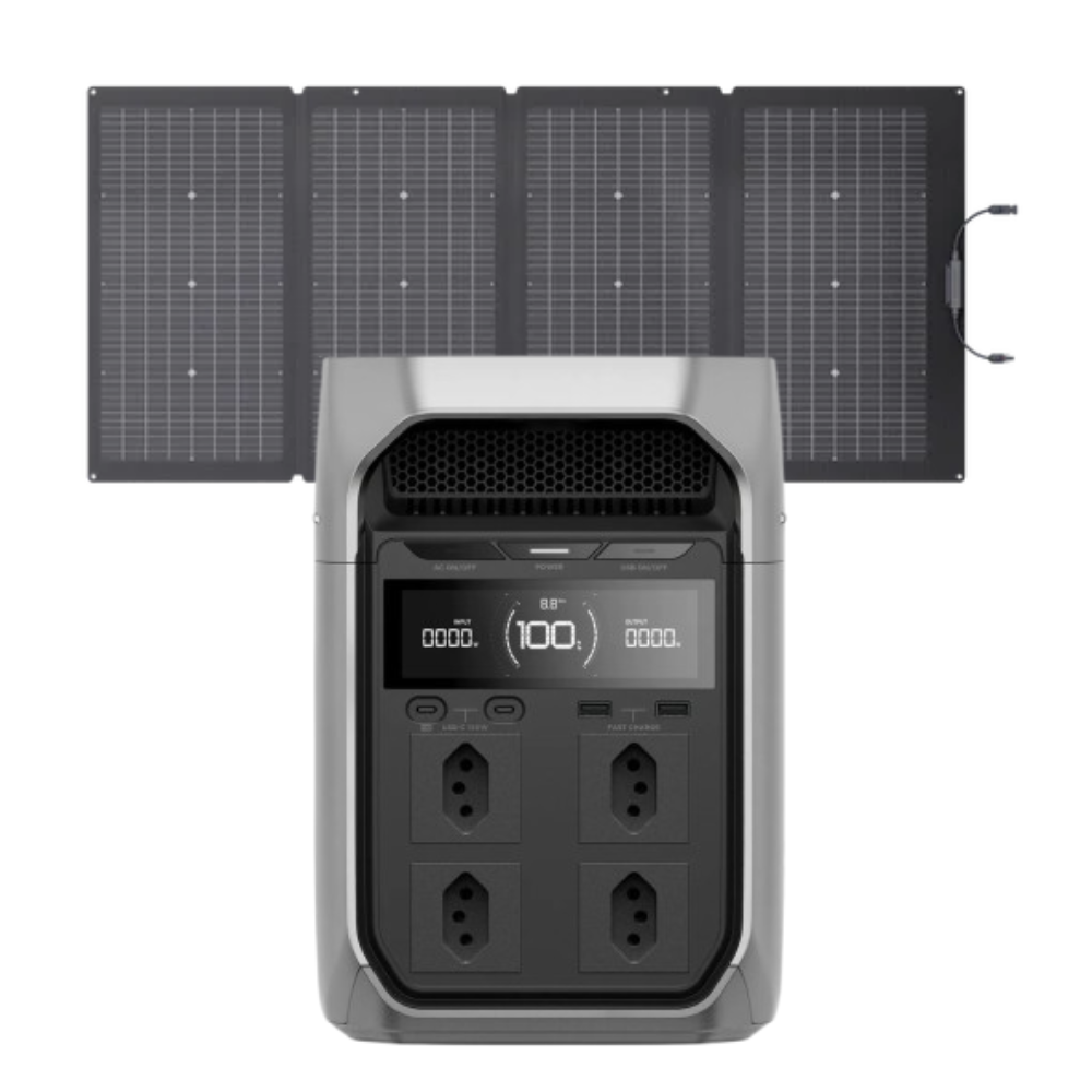 Delta 3 Max Plus + Painel 220W Ecolfow
