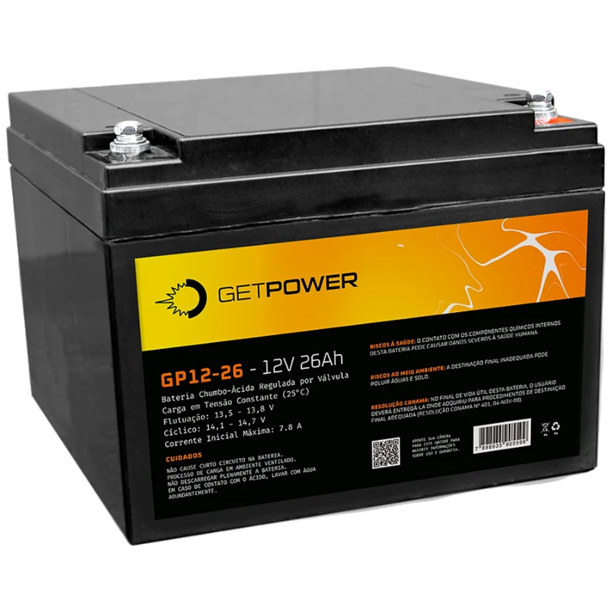 Bateria Estacionária Getpower GP 12-26