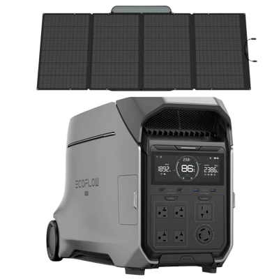 Gerador DELTA Pro 3 + Painel 400W Ecoflow