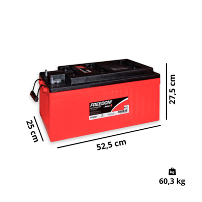 Bateria Estacionária Freedom DF4100 - SEM TROCA - imagem 4