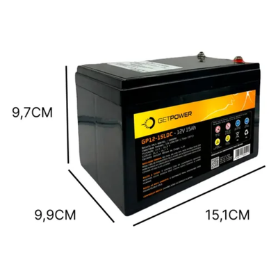 Bateria Estacionária Getpower GP 12V 15 LDC GEL
