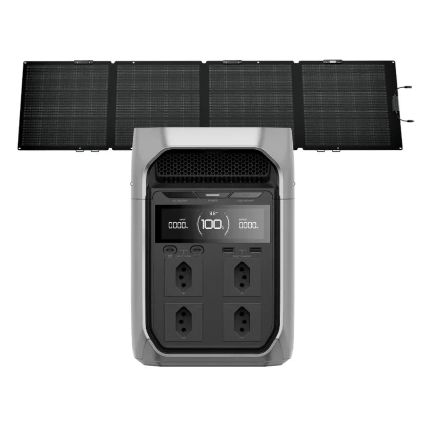 Delta 3 Max Plus + Painel 220W Ecolfow