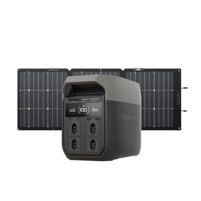 Gerador de Energia Portátil DELTA 3 + Painel 400W Ecoflow