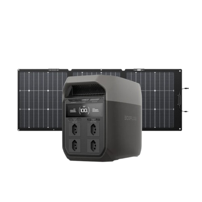 Gerador de Energia Portátil DELTA 3 + Painel 400W Ecoflow