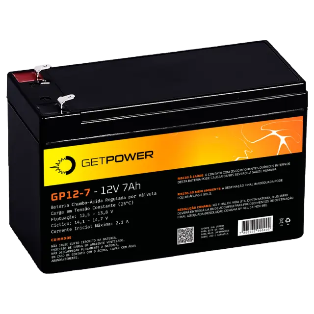 Bateria Estacionária Getpower GP 12-7